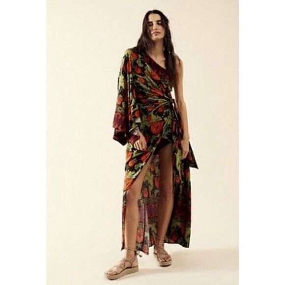 Free People Pardon My French Maxi Dress Size XS - Picture 2 of 7